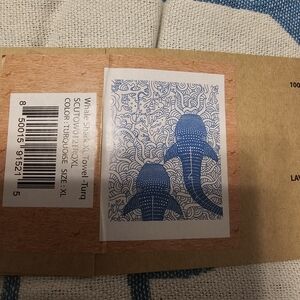 Whale Shark Towel - Turquoise